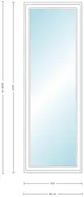 ANDERSEN CN15/AN51 STAT WHT CSMT UNIT. HIGH PERF LOW E4 INSUL GLASS # 1307091 - Arlington Coal & Lumber
