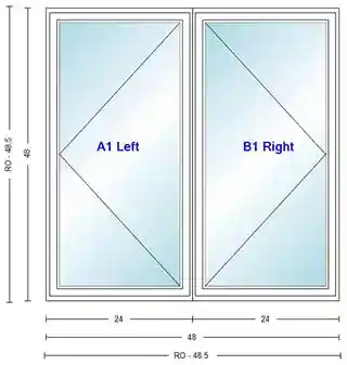 Main 1 - ANDERSEN CN24 WHT CSMT UNIT HIGH PERF LOW E 4 INSUL GLASS # 1309486 - Arlington Coal & Lumber