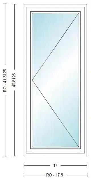 Main 1 - ANDERSEN CR135(L) CASEMENT UNIT, WHITE, HP INSUL GLASS # 1309409 - Arlington Coal & Lumber