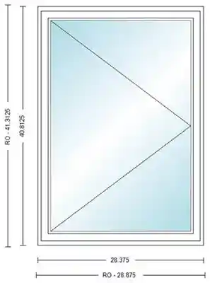 ANDERSEN CW135(R) CASEMENT UNIT. HIGH PERF INSUL GLASS # 1309448 - Arlington Coal & Lumber