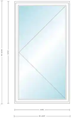 ANDERS CW145 L CASEMENT UNTHIGH PERF INSUL GLASS # 1309417 - Arlington Coal & Lumber