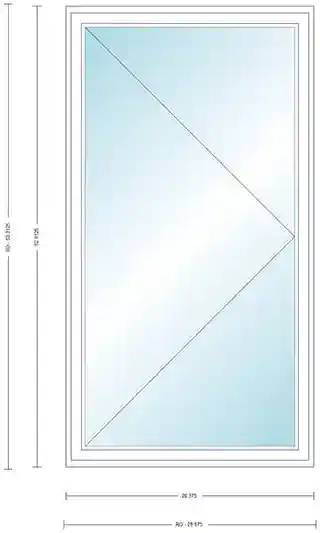 Main 1 - ANDERS CW145 R CASEMENT UNT HIGH PERF INSUL GLASS # 1309453 - Arlington Coal & Lumber
