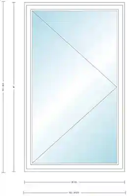 ANDERS CW14 R CASEMENT UNIT HIGH PERF INSUL GLASS # 1309454 - Arlington Coal & Lumber