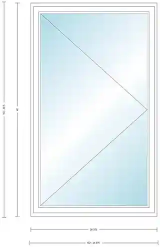 Main 1 - ANDERS CW14 R CASEMENT UNIT HIGH PERF INSUL GLASS # 1309454 - Arlington Coal & Lumber