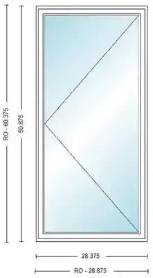 ANDERSEN CW15L WHITE CSMT UNIT HIGH PERF INSUL GLASS # 1309425 - Arlington Coal & Lumber