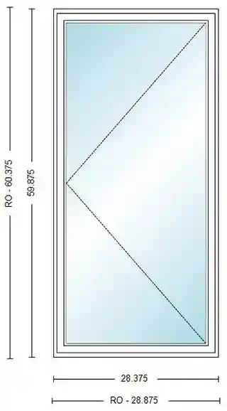 Main 1 - ANDERSEN CW15L WHITE CSMT UNIT HIGH PERF INSUL GLASS # 1309425 - Arlington Coal & Lumber