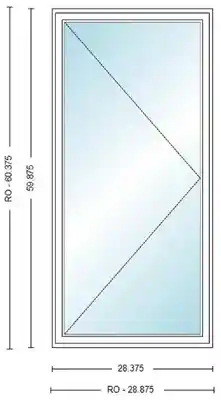 ANDERSEN CW15R CSMT UNIT HIGH PERF INSUL GLASS # 1309461 - Arlington Coal & Lumber