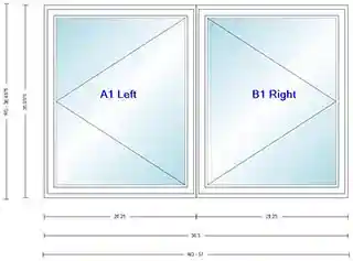 Main 1 - ANDERSEN CW23 CASEMENT UNITHIGH PERF INSUL GLASS # 1309480 - Arlington Coal & Lumber