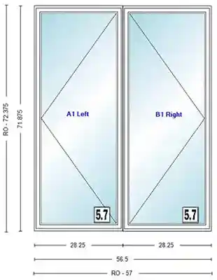 ANDERSEN CW26 CASEMENT UNITHIGH PERF INSUL GLASS. # 1309496 - Arlington Coal & Lumber