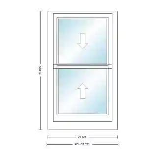 Main 1 - ANDERSEN 400 SERIES TW18210 DH UNIT HIGH PERF LOW-E4 GLASS # 1611840 - Arlington Coal & Lumber