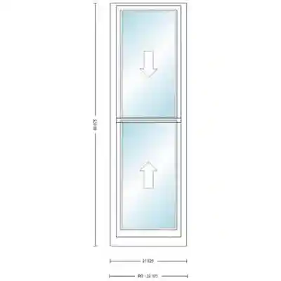 ANDERSEN 400 SERIES TW1856E DH UNIT HIGH PERF LOW-E4 GLASS # 1647523 - Arlington Coal & Lumber