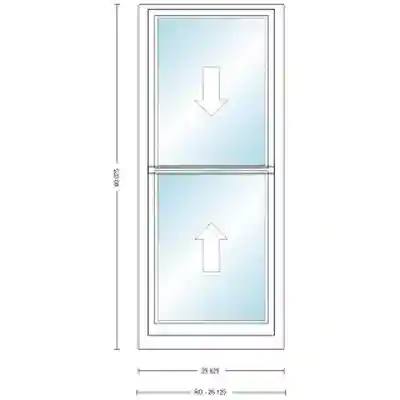 ANDERSEN 400 SERIES TW20410 WHT DH UNIT HIGH PERF LOW-E4 GLASS # 1600061 - Arlington Coal & Lumber
