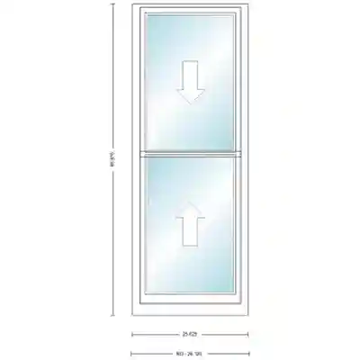 ANDERSEN 400 SERIES TW2056E WHT DH UNIT HIGH PERF LOW-E4 GLASS # 1647524 - Arlington Coal & Lumber
