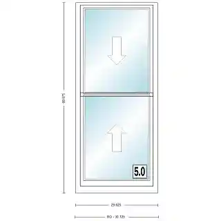 Main 1 - ANDERSEN 400 SERIES TW2456 WHT DH UNIT HIGH PERF LOW- E4 GLASS # 1647525 - Arlington Coal & Lumber