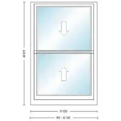 ANDERSEN 400 SERIES TW26310 WHT DH UNIT HIGH PERF LOW- E4 GLASS # 9168747 - Arlington Coal & Lumber