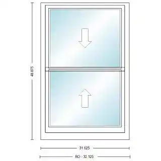 Main 1 - ANDERSEN 400 SERIES TW26310 WHT DH UNIT HIGH PERF LOW- E4 GLASS # 9168747 - Arlington Coal & Lumber