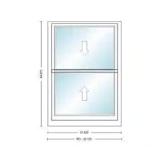 Main 1 - ANDERSEN 400 SERIES TW2636 WHT DH UNIT HIGH PERF LOW- E4 GLASS # 1600068 - Arlington Coal & Lumber