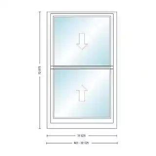 Main 1 - ANDERSEN 400 SERIES TW2642 WHT DH UNIT HIGH PERF LOW- E4 GLASS # 1600070 - Arlington Coal & Lumber