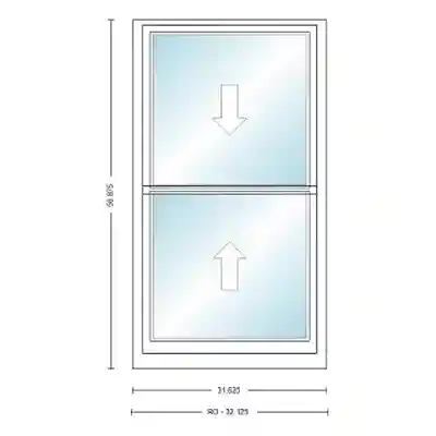 ANDERSEN 400 SERIES TW2646 WHT DH UNIT HIGH PERF LOW- E4 GLASS # 9159080 - Arlington Coal & Lumber