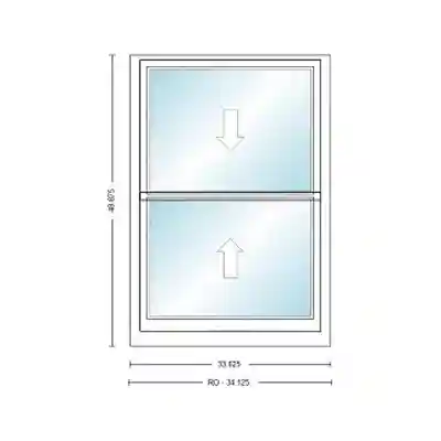 ANDERSEN 400 SERIES TW28310 WHT DH UNIT HIGH PERF LOW- E4 GLASS # 9168784 - Arlington Coal & Lumber