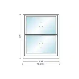 Main 1 - ANDERSEN 400 SERIES TW2832 WHT DH UNIT HIGH PERF LOW- E4 GLASS # 1611865 - Arlington Coal & Lumber