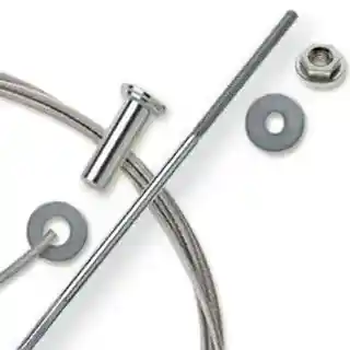 Main 2 - FEENEY 1/8 X 50' SS CABLE-RAIL KIT WOOD ASSEMBLY - NO CAPS - Arlington Coal & Lumber