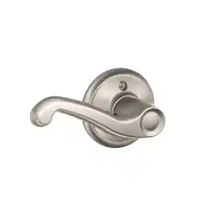 SCHLAGE FLARE DUMMY KNOB (LEFT) SATIN NICKEL F170-FLA-619 - Arlington Coal & Lumber