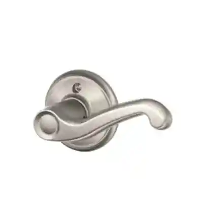 SCHLAGE FLARE DUMMY KNOB (RIGHT) SATIN NICKEL F170-FLA-619 - Arlington Coal & Lumber