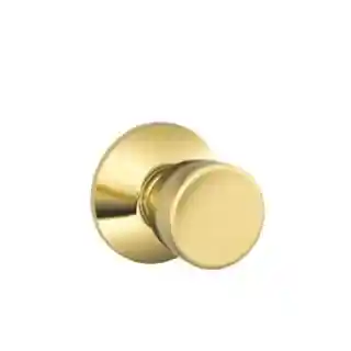 Main 1 - SCHLAGE BELL DUMMY KNOB BRIGHT BRASS F170 BEL 605 - Arlington Coal & Lumber