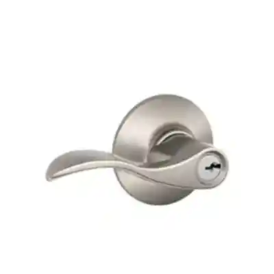 SCHLAGE F51 ACC 619 ENTRY SET SATIN NICKEL FINISH - Arlington Coal & Lumber