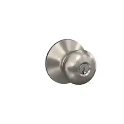SCHLAGE PLYMOUTH ENTRY LOCK SATIN NICKEL F51 PLY 619 - Arlington Coal & Lumber