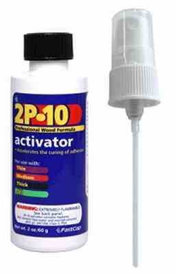 FIBER-GUTTER 2P-10 SPRAY ACTIVATOR (12 OZ.) & 2P-10 (THICK) ADHESIVE (2.25 OZ.)  8276001 - Arlington Coal & Lumber