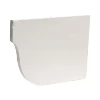 4 X 5 FIBER-GUTTER WHITE END CAP  - Arlington Coal & Lumber