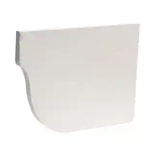 Main 1 - 4 X 5 FIBER-GUTTER WHITE END CAP  - Arlington Coal & Lumber