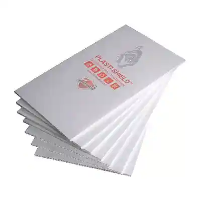 Main 1 - 3/16" X 48" X 96" PLASTI-SHIELD WHITE CORRUGATED PLASTIC FLOOR PROTECTOR (25/BX) - Arlington Coal & Lumber