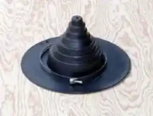 Main 1 - RUBBER-ALL BLACK PIPE BOOT PEEL & STICK (PB-1) (WITCH'S HAT) - Arlington Coal & Lumber