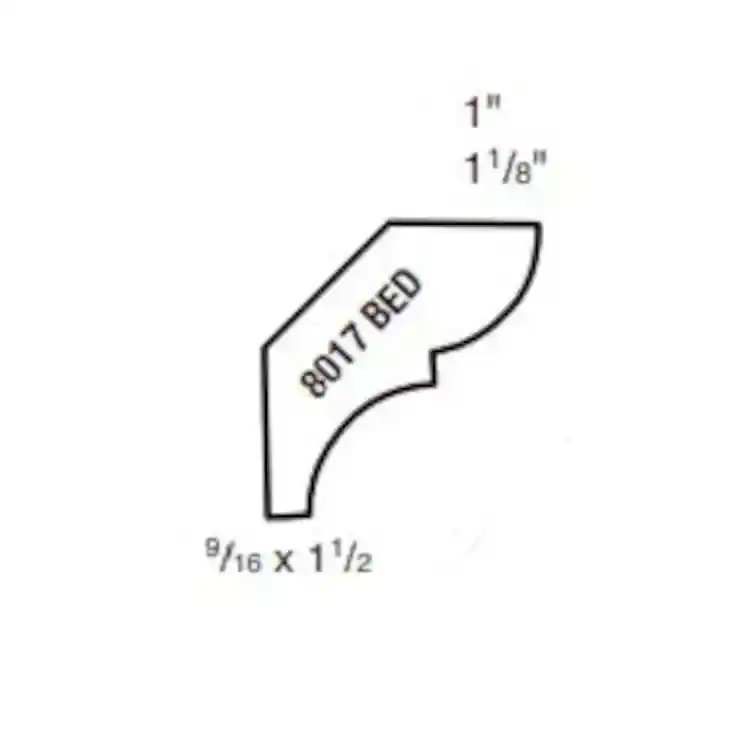 Main 2 - (8017) 9/16 X 1-1/2" CLEAR PINE BED MOULDING - Arlington Coal & Lumber