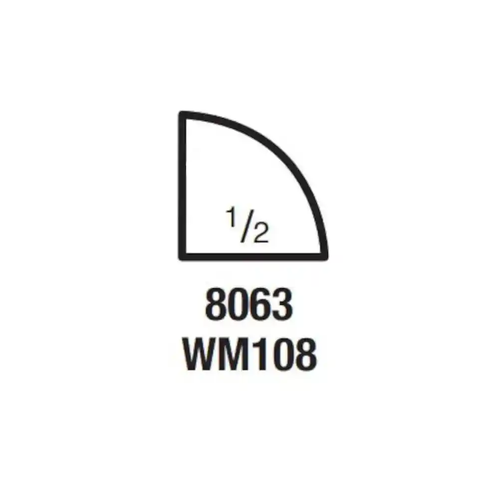 Main 2 - (8063) 1/2" X 1/2" CLEAR PINE QUARTER ROUND MOULDING - Arlington Coal & Lumber