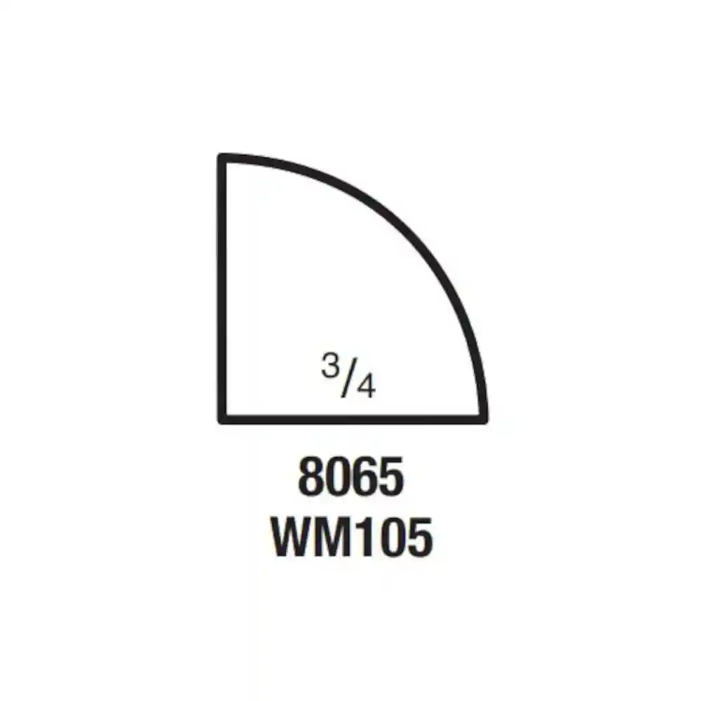Main 2 - (8065) 3/4" X 3/4" CLEAR PINE QUARTER ROUND MOULDING - Arlington Coal & Lumber