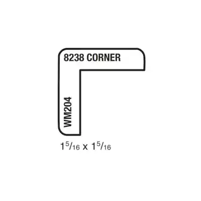 (8238) 1-5/16" X 1-5/16" CLEAR PINE CORNER MOULDING - Arlington Coal & Lumber