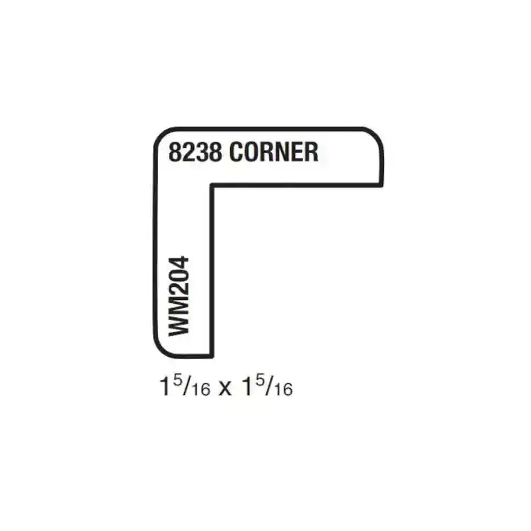 Main 2 - (8238) 1-5/16" X 1-5/16" CLEAR PINE CORNER MOULDING - Arlington Coal & Lumber