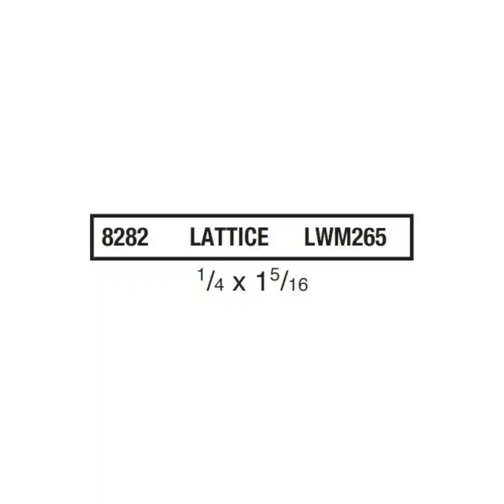 Main 2 - (8282) 1/4" X 1-3/4" CLEAR PINE LATTICE - Arlington Coal & Lumber