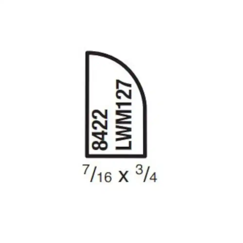 Main 2 - (8422) 7/16" X 3/4" CLEAR PINE CARPET STRIP MOULDING (BASE SHOE) - Arlington Coal & Lumber