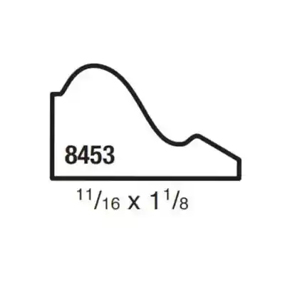 (8453) 11/16" X 1-1/8" CLEAR PINE BASE CAP MOULDING - Arlington Coal & Lumber