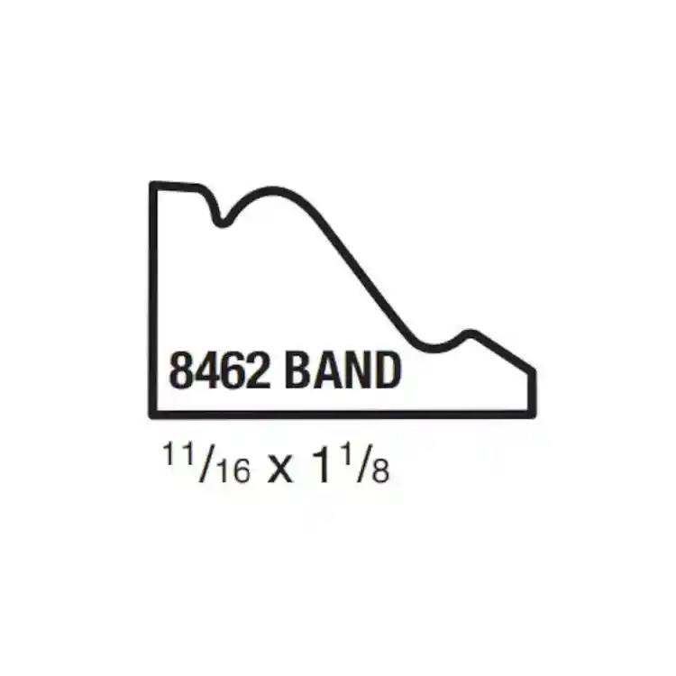 Main 2 - (8462) 11/16" X 1-1/8" CLEAR PINE BAND MOULDING  - Arlington Coal & Lumber