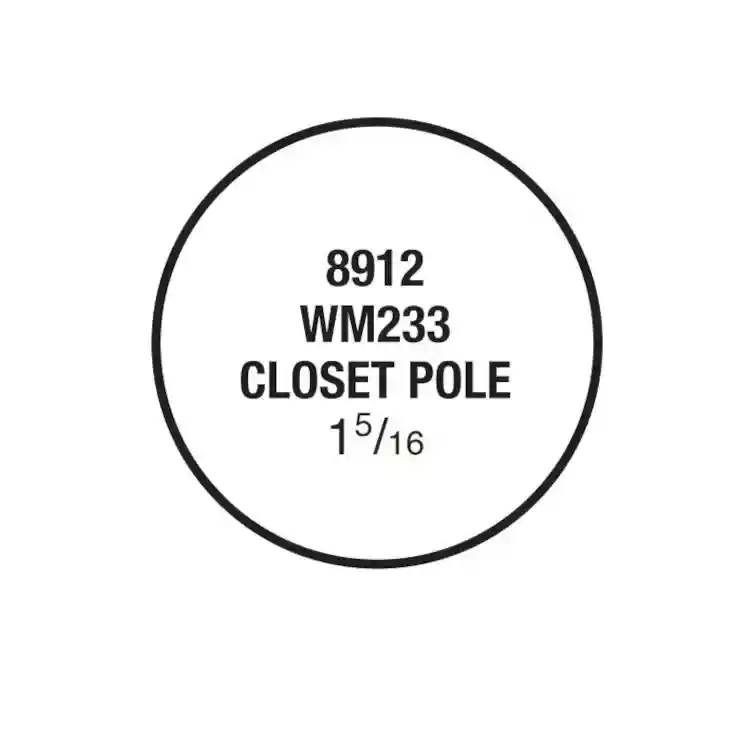 Main 2 - (8912) 1-5/16" CLOSET POLE - Arlington Coal & Lumber