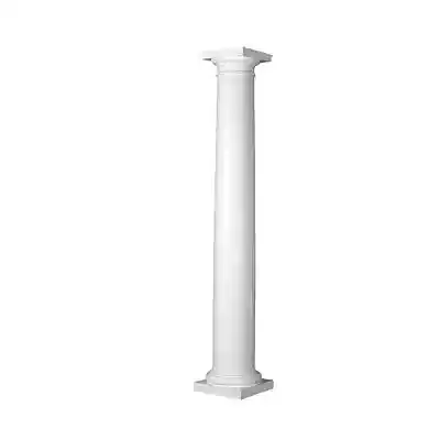 Main 1 - 8" X 10'-0" HB&G PLAIN ROUND TAPERED PERMACAST COLUMN W/8" POLY CAP&BASE (45070) - Arlington Coal & Lumber
