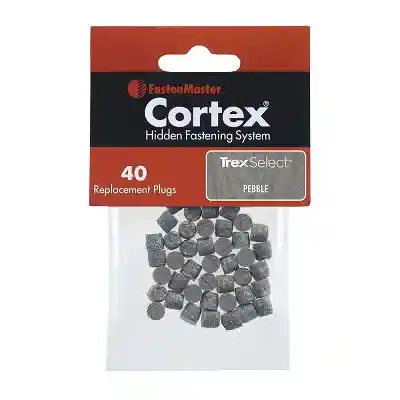 40 PC BAG CORTEX TREX PEBBLE GRAY DECK REPLACEMENT PLUGS (40 PER BAG) ** TREX SELECT ** - Arlington Coal & Lumber