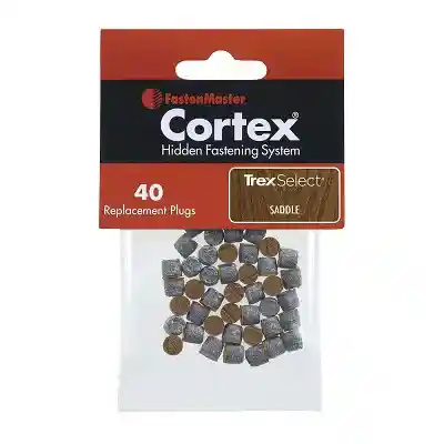 Main 2 - 40 PC BAG CORTEX TREX SADDLE DECK REPLACEMENT PLUGS (40 PER BAG) ** TREX SELECT ** - Arlington Coal & Lumber