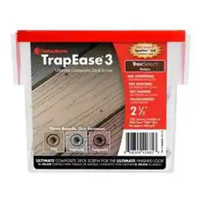 TRAPEASE-3 MADEIRA TREX SELECT SCREWS (350 COUNT) #9 X 2-1/2" TORX® TTAP® DRIVE - Arlington Coal & Lumber